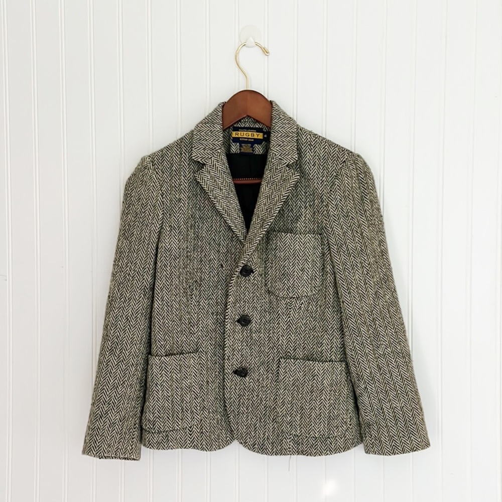 RALPH LAUREN RUGBY | Wool Herringbone Jacket